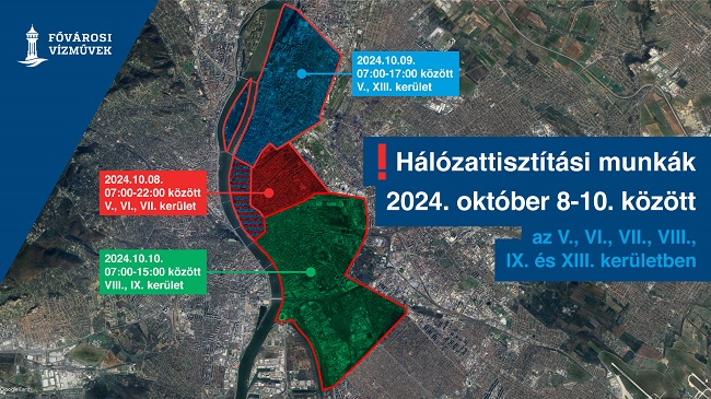 A térképen a hálózattisztitásban érintett területeket jelöltük.