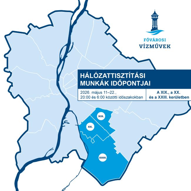 A kép egy illusztráció, Budapest térképéről, amin a XIX., XX., és XXIII. kerületeket jelöltük.