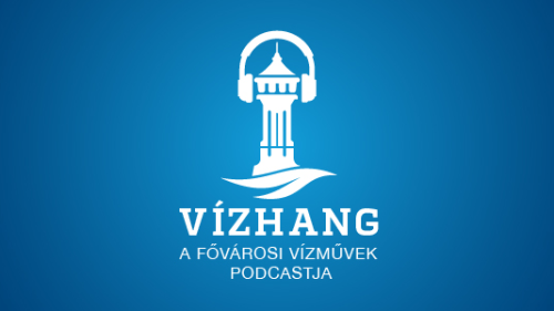 A képen a Fővárosi Vízművek podcast-csatornájának logója látható.