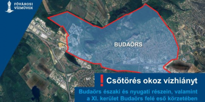 A kép illusztráció, melyen Budaörsöt jelöltük a térképen.