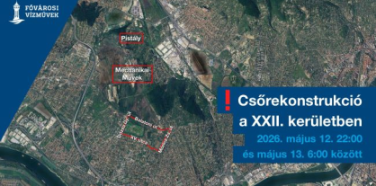 A kép illusztráció melyen a csőrekonstrukció miatt nyomáscsökkenéssel érintett területeket jelöltük